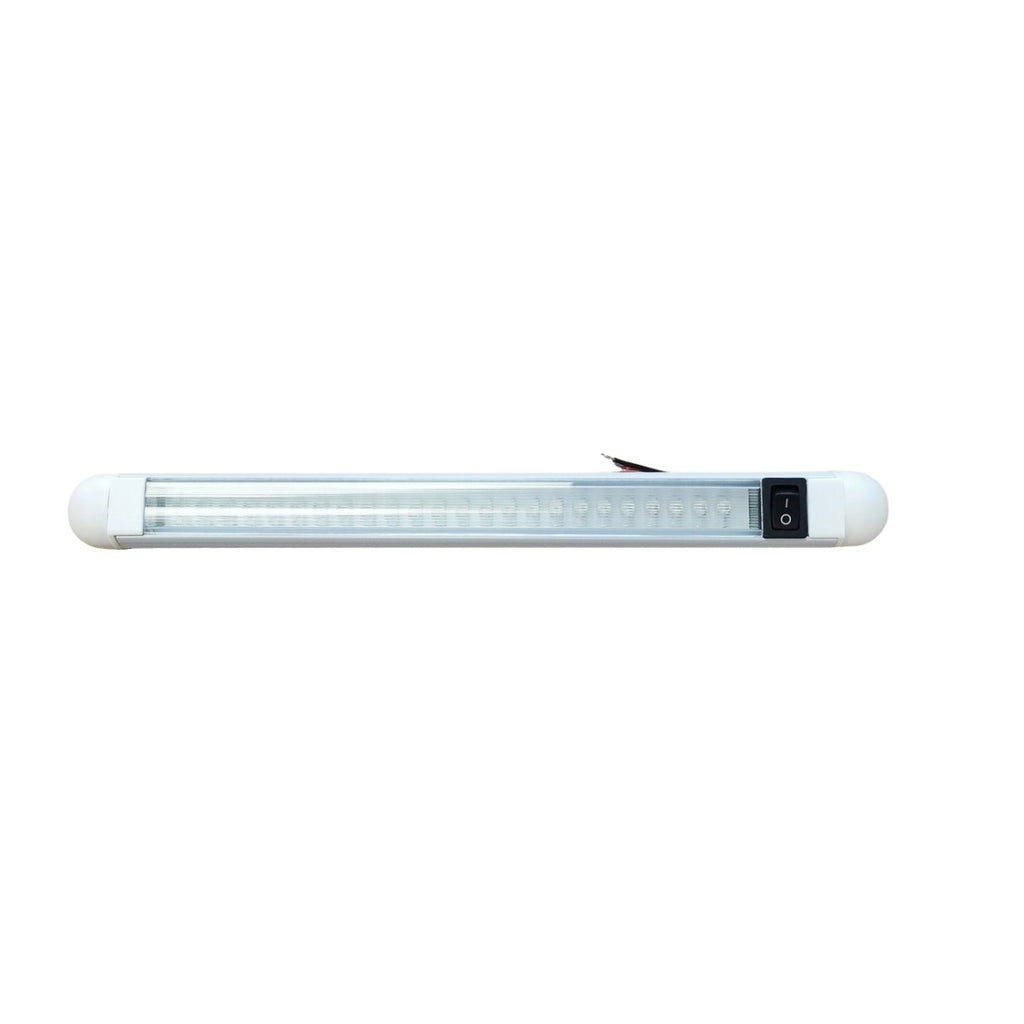 2x LED Light Bar 12" Lamp Cabin Roof Boat Caravan White 12V On/off Switch - RVSUNSHADES