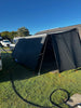 Offroad Caravan End Screen Wall Angle Cut 2650/2200x2350mm Reversible *XL* V3 (2.2m Drop) - RVSUNSHADES