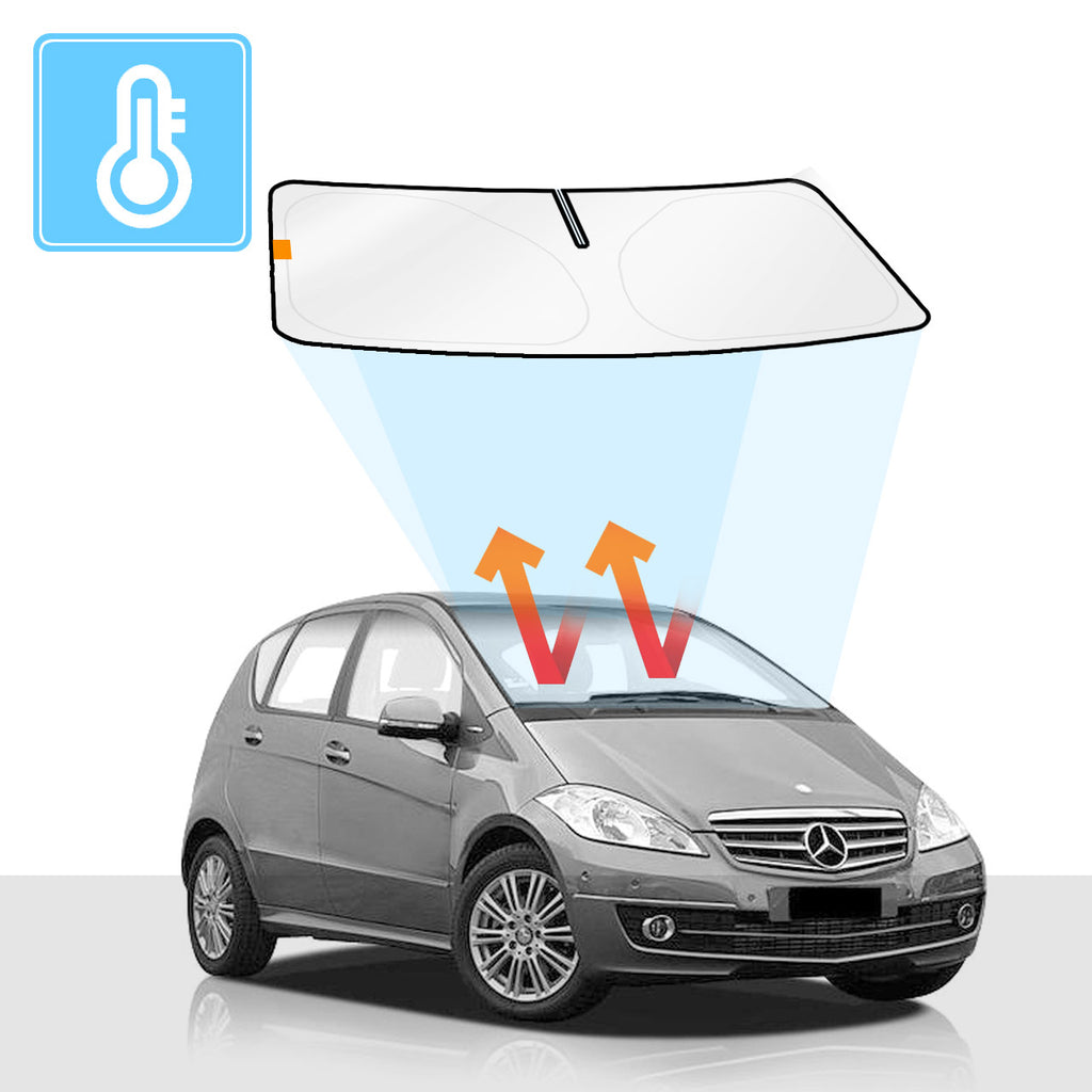 Mercedes-Benz A-Class Windscreen Sun Shade W168/169 Solar Screens BLOCK OUT (RV22) Premium V2 - RVSUNSHADES