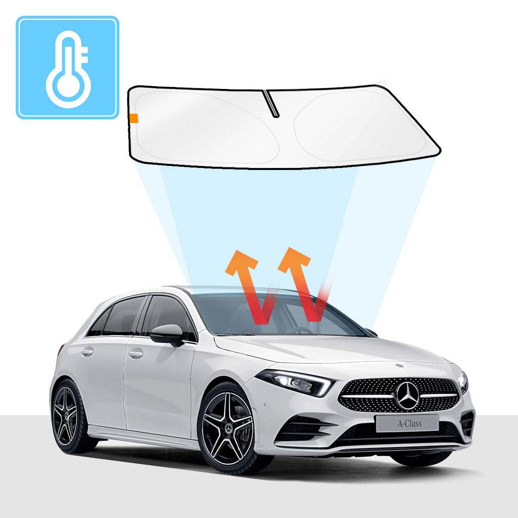Mercedes-Benz A-Class Windshield Sun Shade W177 Solar Screens BLOCK OUT (RV35) Premium V2 - RVSUNSHADES