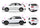 Audi Q3 Sun Shade 8U 2011-2018 [set of 4] - RVSUNSHADES