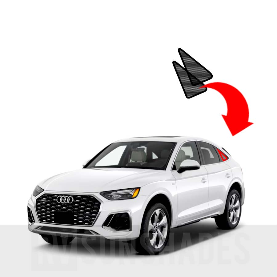 Audi Q5 Sportback Sun Shade 2021-Now [Quarter Window] Pair - RVSUNSHADES