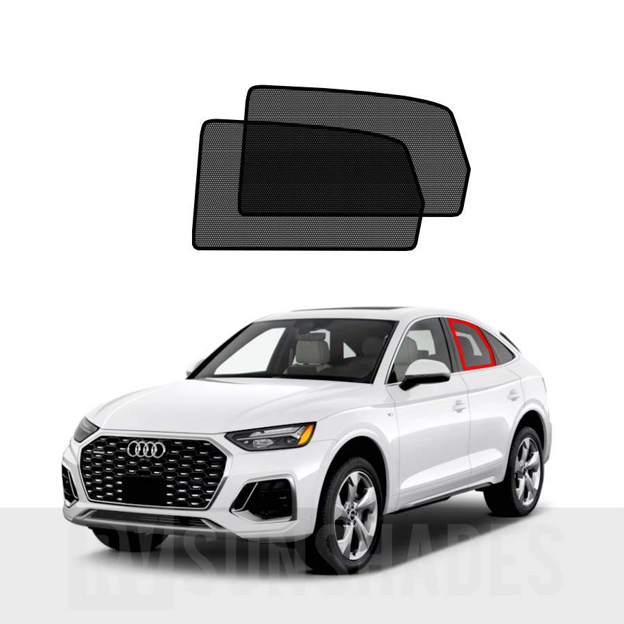 Audi Q5 Sportback Sun Shade 2021-Now [Rear Door] Pair - RVSUNSHADES