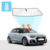 Audi A1 Windscreen Sun Shade GB 2019-2023 Solar Screens BLOCK OUT (RV25) Premium V2 - RVSUNSHADES
