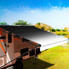 Replacement Awning Fabric Kit suit 13ft Roll-Out Awning (12'2"x8' Grey Scale Gradient 13-BK-FD) *BOXED* - RVSUNSHADES