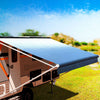 Replacement Awning Fabric Kit suit 14ft Roll-Out Awning (13'2"x8' Blue White Gradient 14-BU-FD) *BOXED* - RVSUNSHADES