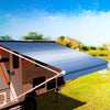 Replacement Awning Fabric Kit suit 14ft Roll-Out Awning (13'2"x8' Blue Stripes 14-BU-ST) *BOXED* - RVSUNSHADES