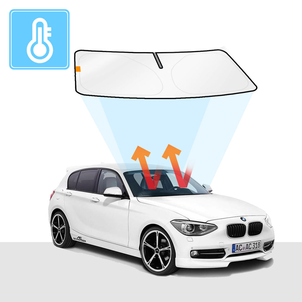 BMW 1 Series Windshield Sun Shade F20/21 Solar Screens BLOCK OUT (RV25) Premium V2 - RVSUNSHADES