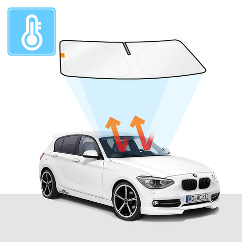 BMW 1 Series Windshield Sun Shade F20/21 Solar Screens BLOCK OUT (RV25) Premium V2 - RVSUNSHADES