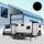 Caravan Slide-Out Awning Topper Fabric Replacement Topper 3200x1500mm (BLACK) - RVSUNSHADES