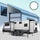 Caravan Slide-Out Awning Topper Replacement Vinyl 1200x700mm (WHITE) - RVSUNSHADES