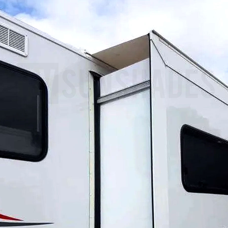 Caravan Slide-Out Awning Topper Replacement Vinyl 1800x700mm (BLACK) - RVSUNSHADES
