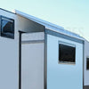 Caravan Slide-Out Awning Fabric Replacement Topper 2300x1500mm (BLACK) - RVSUNSHADES