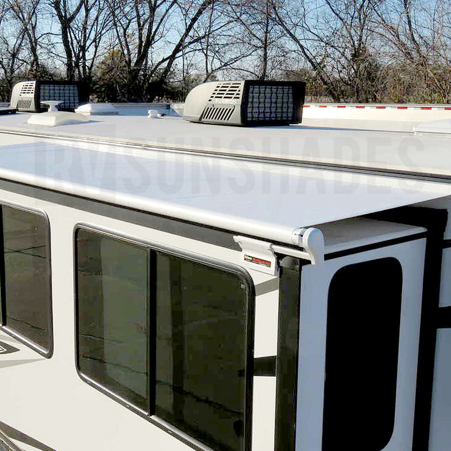 Caravan Slide-Out Awning Topper Fabric Replacement Topper 3200x1500mm (WHITE) - RVSUNSHADES