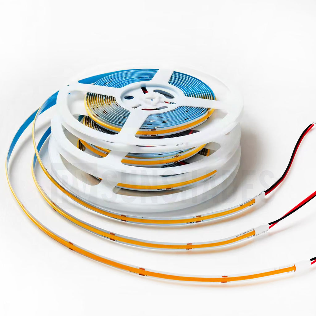 COB LED Strip Light Cool White 10M Roll 480 LEDs IP20 6500k (12V) - RVSUNSHADES