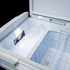 Car Fridge 65L 3-way for grocery shopping, travel, and camping, Open Lid Both Sides, Removable Lid - RVSUNSHADES