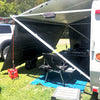 Offroad Pop Top Camper Awning End Wall 2.15x2.2m Rectangle Cut FLAT TOP (2.2m Drop) - RVSUNSHADES