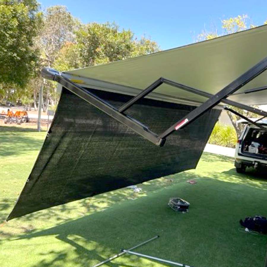 Offroad Caravan Privacy Screen 5.5x2.2m suit 19Ft Awning (2.2m Drop) - RVSUNSHADES