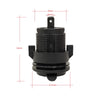2x Dustproof Cigarette Lighter Socket 12V Accessories Socket Waterproof (A13-142) - RVSUNSHADES