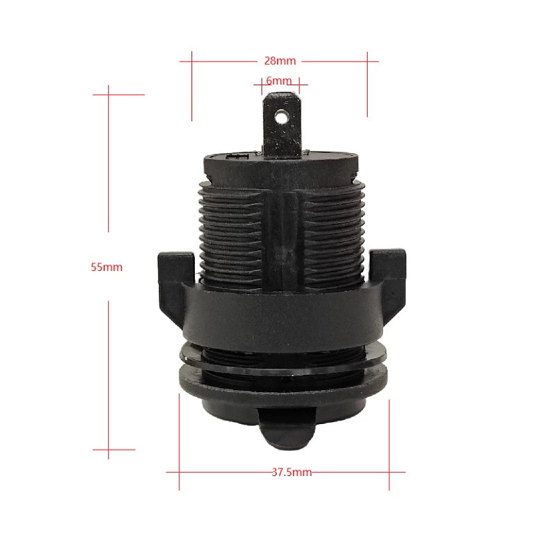 2x Dustproof Cigarette Lighter Socket 12V Accessories Socket Waterproof (A13-142) - RVSUNSHADES