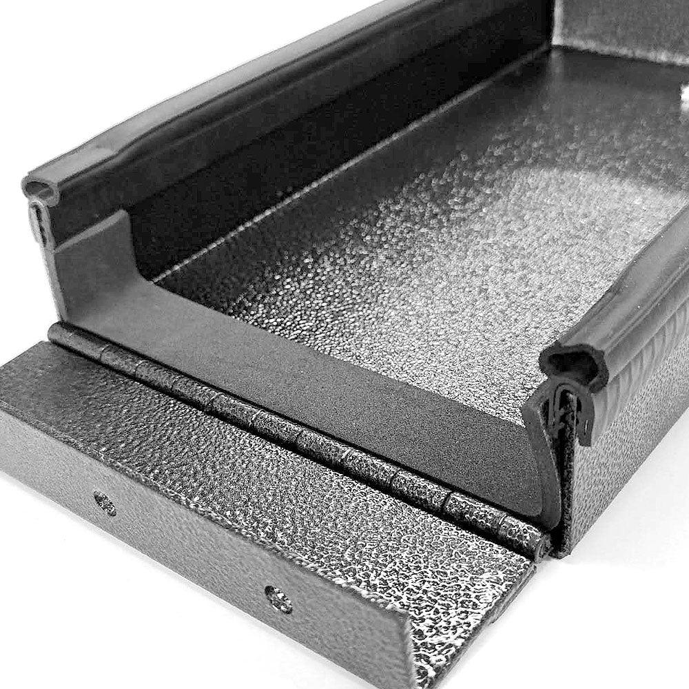 Cowl Cover For Truma Aluminum Checker Plate 2mm Hammertone Black (CP) RV DIRECT