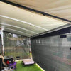 Offroad Caravan End Screen Wall Angle Cut 2650/2200x2150mm Reversible V3 (2.2m Drop) - RVSUNSHADES