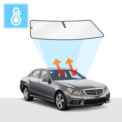 Mercedes-Benz E-Class Windscreen Sun Shade (W211, W212) Solar Screens BLOCK OUT (RV02) Premium V2 - RVSUNSHADES