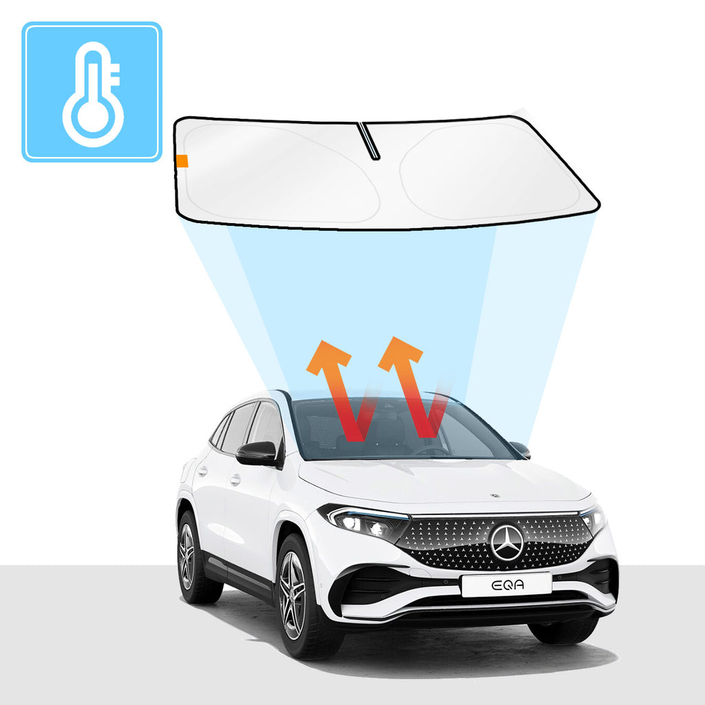 Mercedes-Benz EQA Windscreen Sun Shade Solar Screens BLOCK OUT (RV37) Premium V2 - RVSUNSHADES
