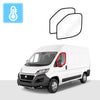 Fiat Ducato Solar Screen Block Out Sun Shade 3rd Gen 2007-Now [Front Door] Pair - RVSUNSHADES