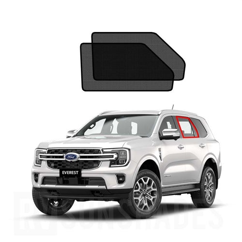 FORD Everest Sun Shade Endeavour 3rd Gen 2023-Now [Rear Door] Pair - RVSUNSHADES