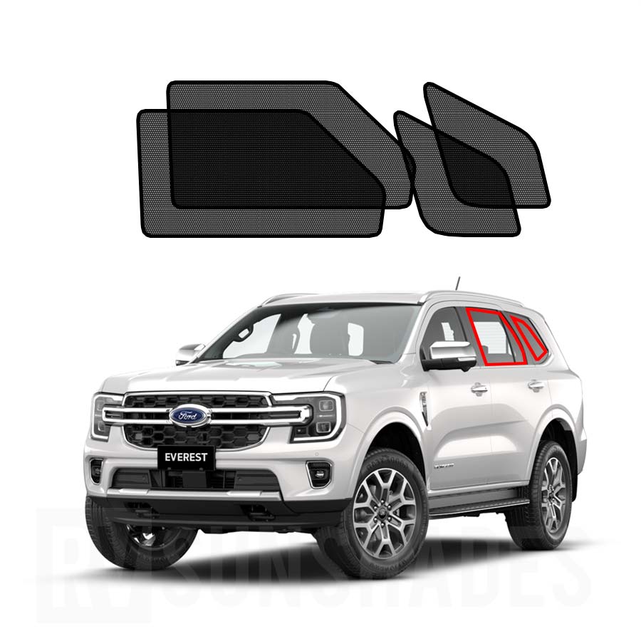 FORD Everest Sun Shade Endeavour 3rd Gen 2023-Now [set of 4] - RVSUNSHADES