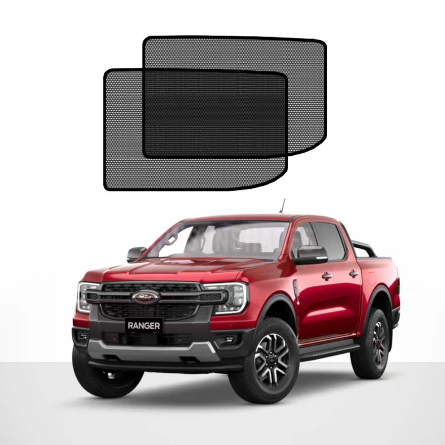 FORD Ranger Sun Shade RA 2023-Now [Rear Door] Pair - RVSUNSHADES
