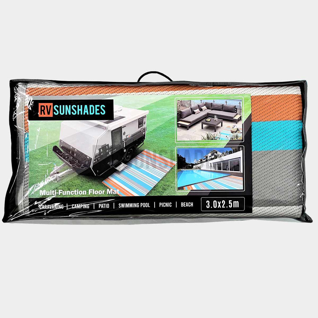 Camping Mat Outdoor Floor Mat Multi-purpose Floor Mat 3.0x2.5m - RVSUNSHADES