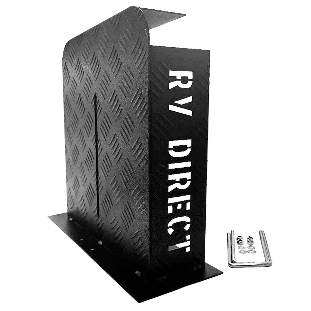 Fuel Tank Protector Cover Hammer Tone Black Drawbar Mount L/R Double Side 10/15L (CP) RV DIRECT