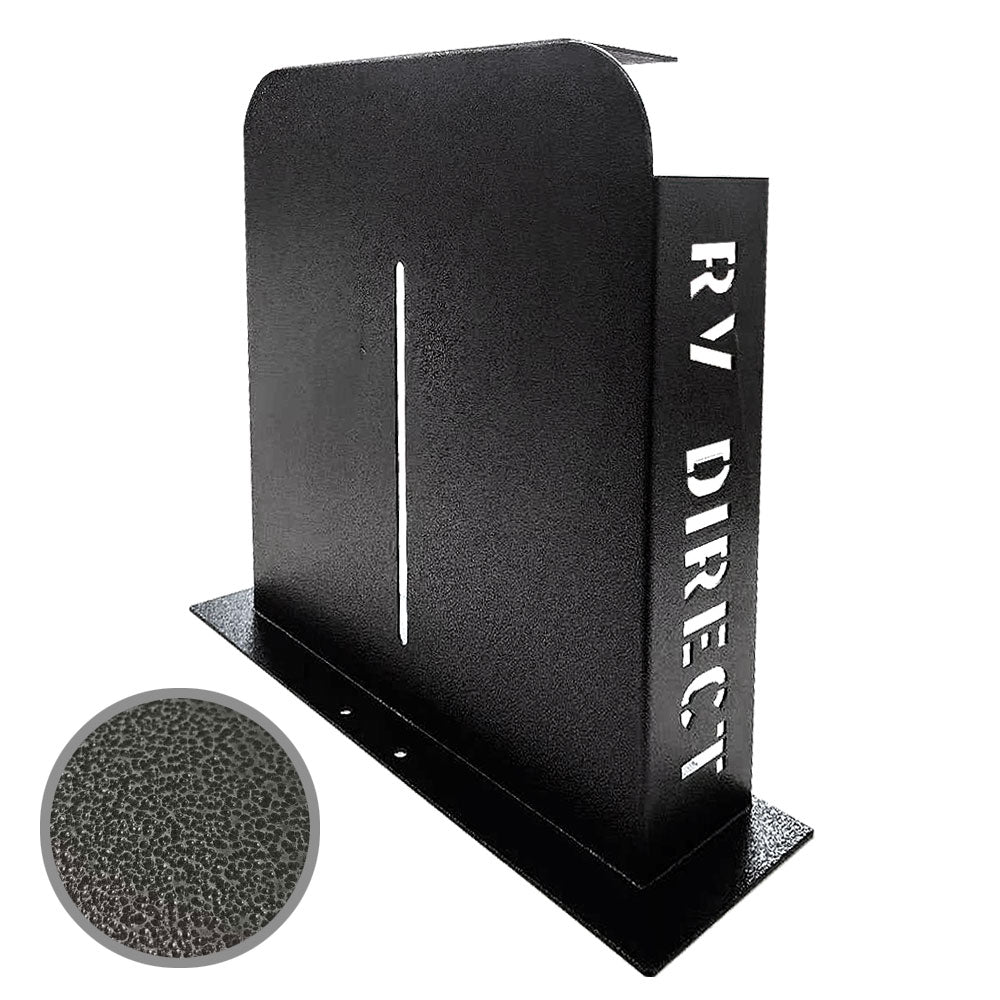 Fuel Tank Protector Cover Hammer Tone Black Drawbar Mount L/R Double Side 10/15L (FP) RV DIRECT