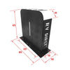 Fuel Tank Protector Cover Hammer Tone Black Drawbar Mount L/R Double Side 10/15L (CP) RV DIRECT