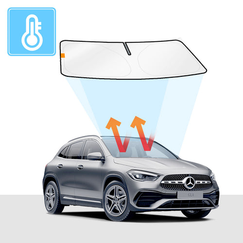 Mercedes-Benz GLA Windshield Sun Shade H247 Solar Screens BLOCK OUT (RV37) Premium V2 - RVSUNSHADES