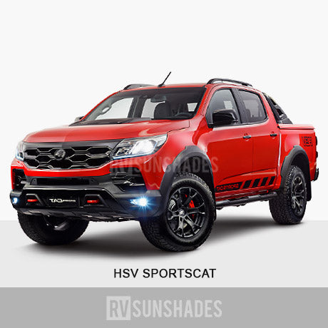 HSV SportsCat Sun Shade 2012-2020 [Rear Door] Pair - RVSUNSHADES