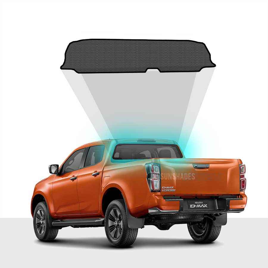 ISUZU DMAX Sun Shade | BT-50 Dual Cab RG 2021-Now [Rear Windscreen] AU Only No Express - RVSUNSHADES
