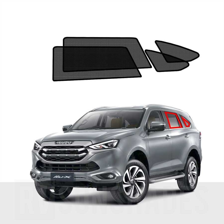 ISUZU MU-X Sun Shade 2nd Gen RJ 2021-Now [set of 4] - RVSUNSHADES