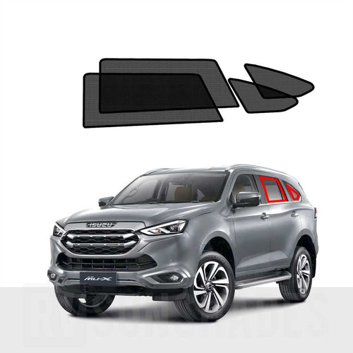 ISUZU MU-X Sun Shade 2nd Gen RJ 2021-Now [set of 4] - RVSUNSHADES