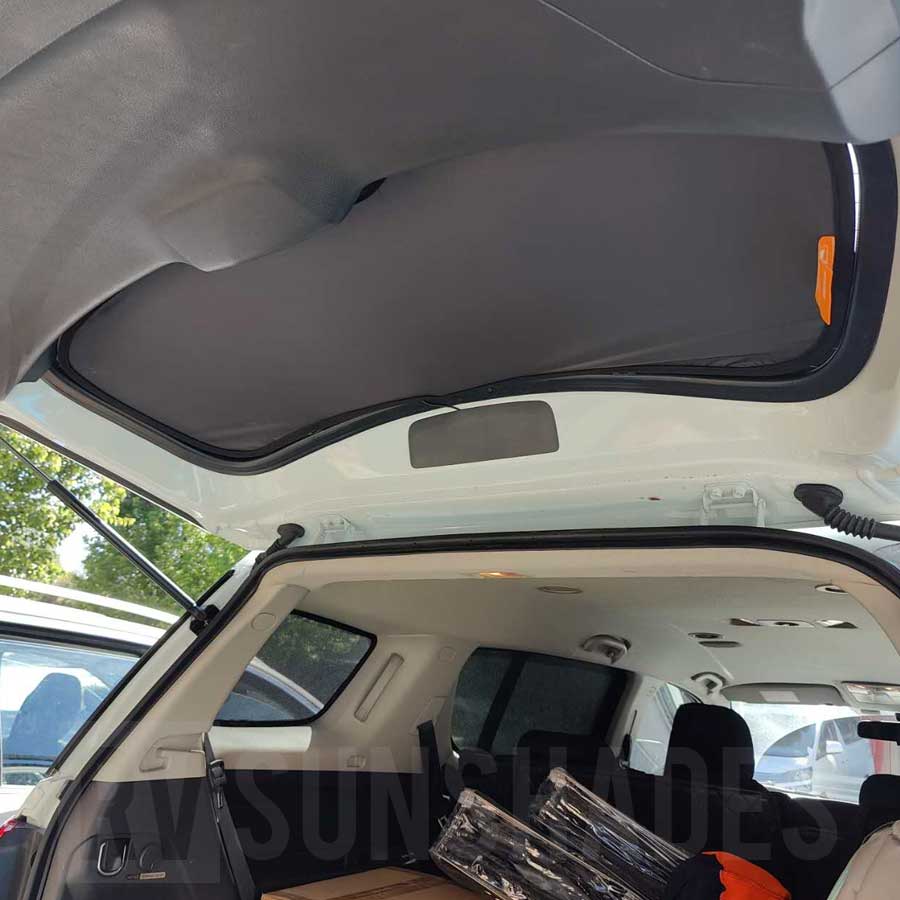 ISUZU MU-X Solar Screen Custom Fit Block Out 1st Gen RF 2010-2021 [Tailgate Window] - RVSUNSHADES