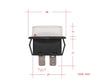 2x Standard Blade Fuse Holder Panel Mount LED Pilot Light 12/24V Auto Marine (R3-67) - RVSUNSHADES