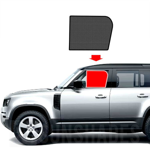 LAND ROVER Defender 110 Sun Shade L663 2020-now [Front Door] Pair - RVSUNSHADES