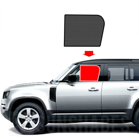 LAND ROVER Defender 110 Sun Shade L663 2020-now [Front Door] Pair - RVSUNSHADES