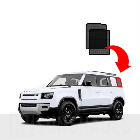 LAND ROVER Defender 110 Sun Shade L663 2020-now [Quarter Window] Pair - RVSUNSHADES