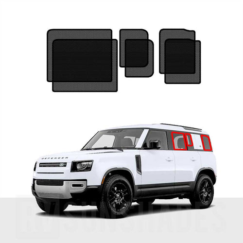 LAND ROVER Defender 110 Sun Shade L663 2020-now [set of 6] - RVSUNSHADES