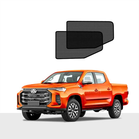 LDV T60 Sun Shades Dual Cab 2016-Now [Rear Door] Pair - RVSUNSHADES