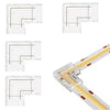 5X LED Strip Light 8MM 90 Degree Elbow Joiner LED Connector - RVSUNSHADES