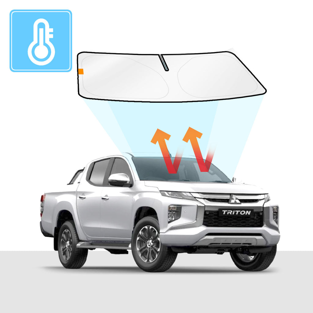 Triton windshield sun shade